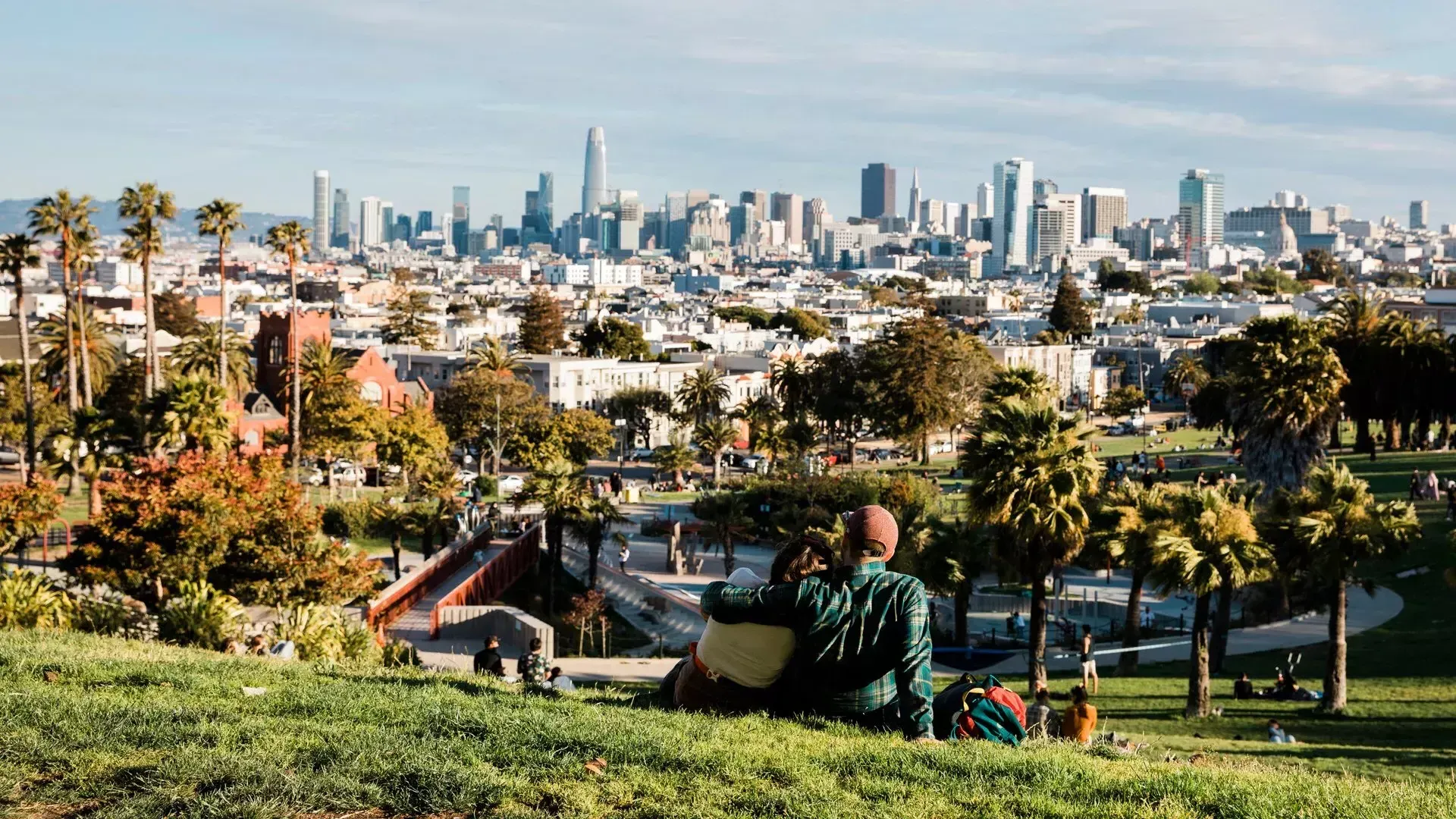 Dolores Park par un après-midi ensoleillé