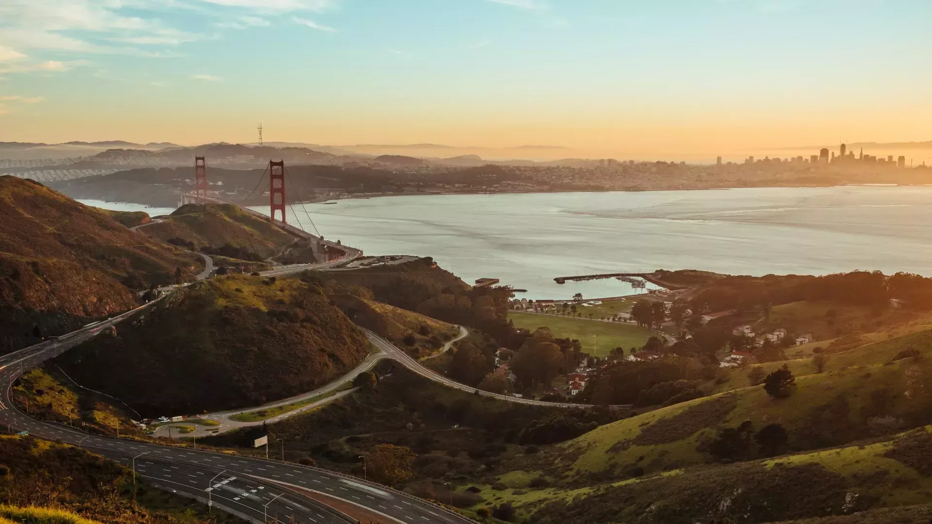 Vue depuis Sausalito/Marin.